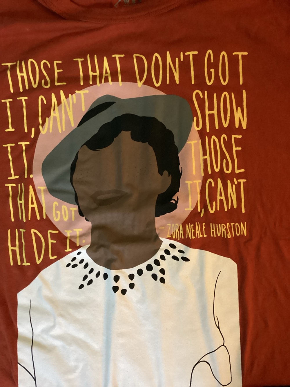 Well Worn Los Angeles Zora Neale Hurston Quote Tee Juniors Size XL - Picture 5 of 8